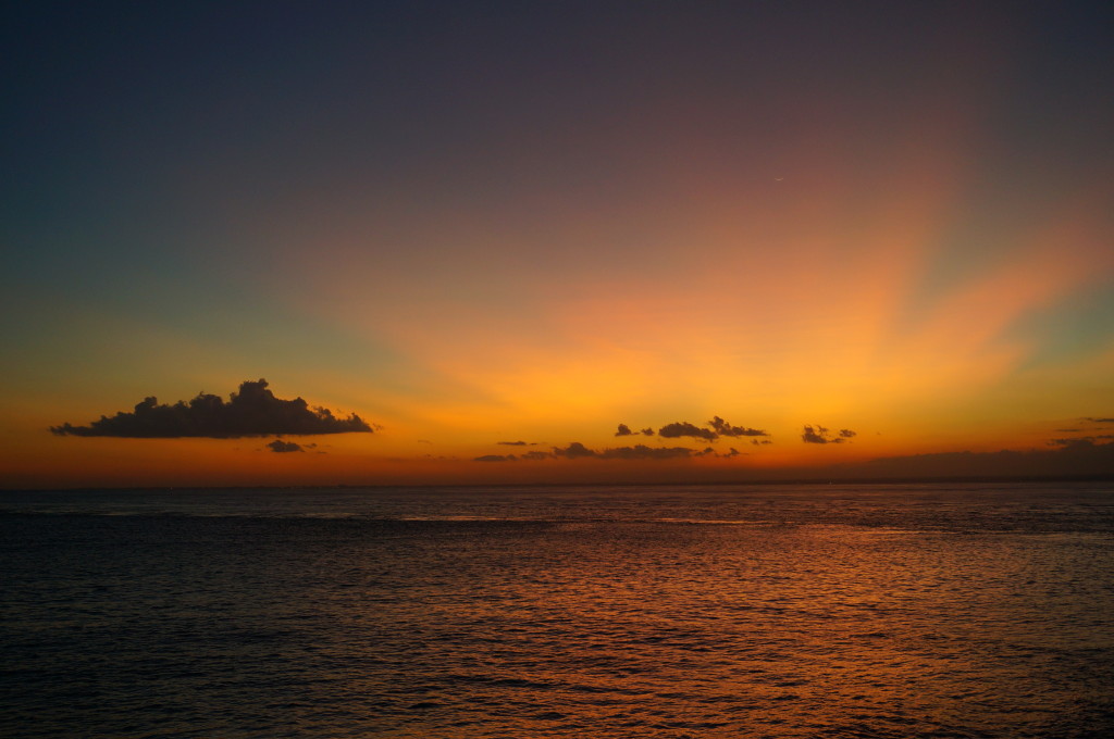 Prachtige zonsondergangen op Nusa Lembongan