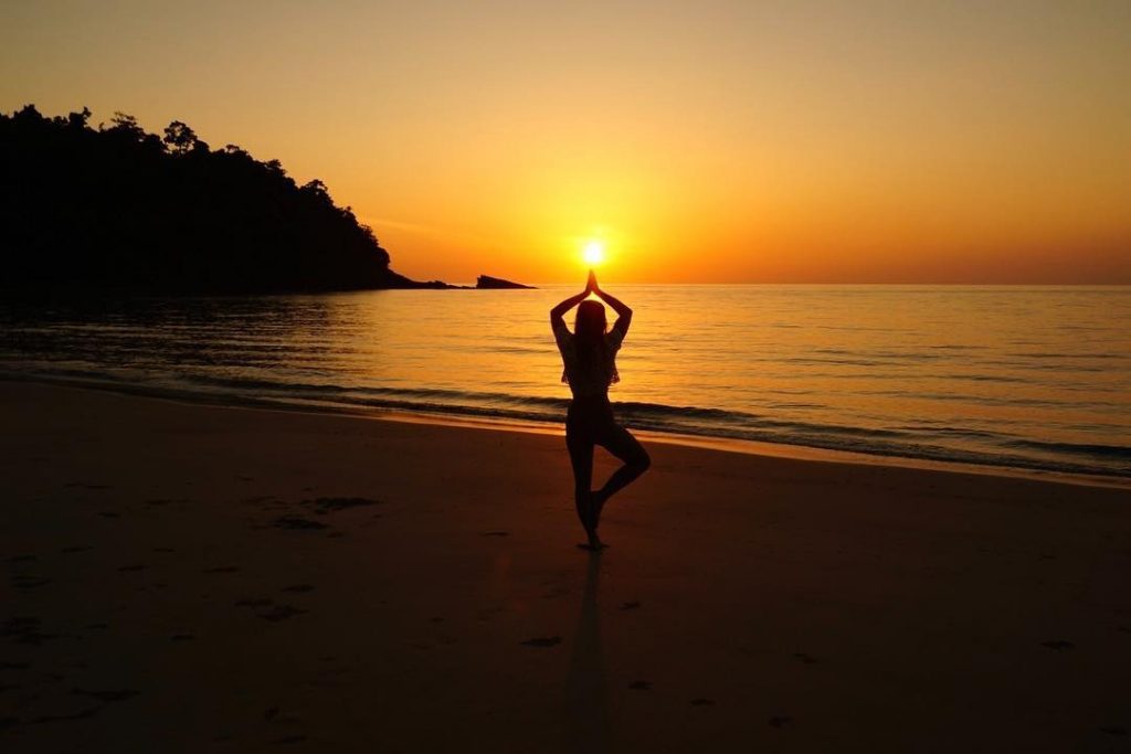 Yoga pose Thailand blog
