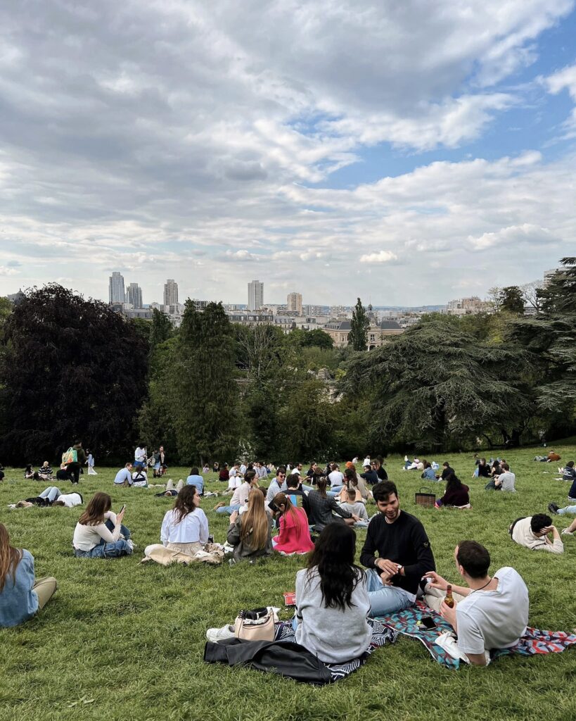 Parc des Buttes Chaumont uitzicht